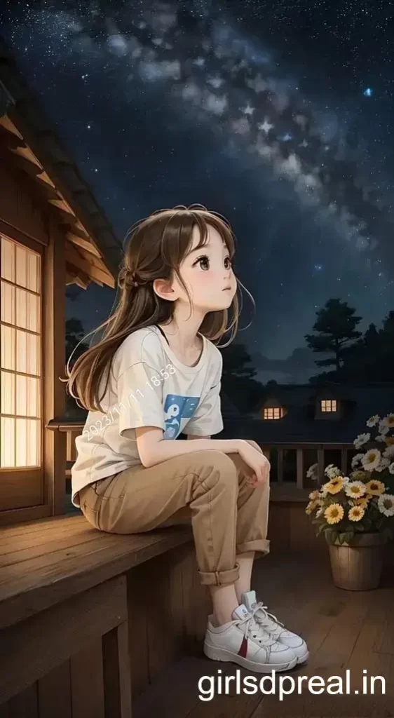 Cute Girl Cartoon Pic