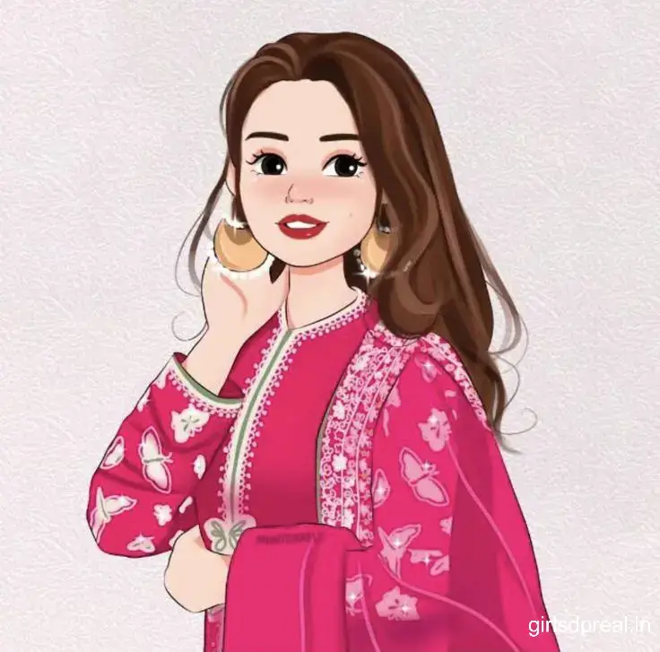 Cute Girl Cartoon Pic