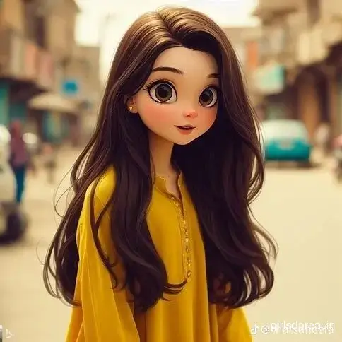 Cute Girl Cartoon Pic